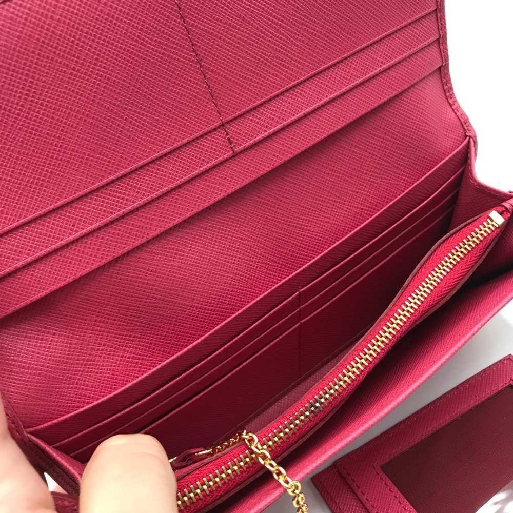Authentic Prada Saffiano Ribbon Wallet - Picture 9 of 13